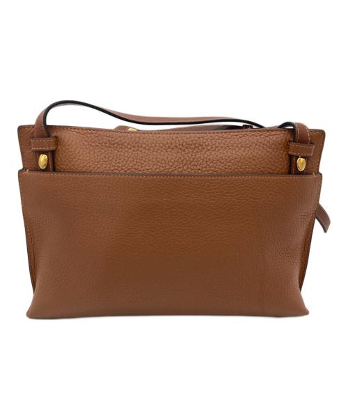 LOEWE（ロエベ）LOEWE (ロエベ) Tポーチショルダーバッグ ブラウンの古着・服飾アイテム