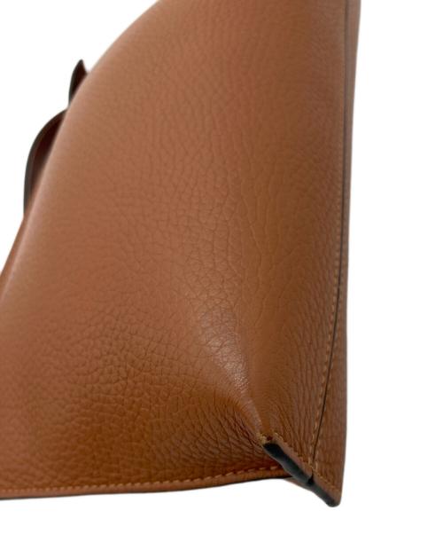 LOEWE（ロエベ）LOEWE (ロエベ) Tポーチショルダーバッグ ブラウンの古着・服飾アイテム