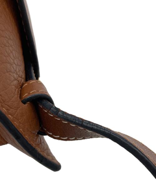 LOEWE（ロエベ）LOEWE (ロエベ) Tポーチショルダーバッグ ブラウンの古着・服飾アイテム