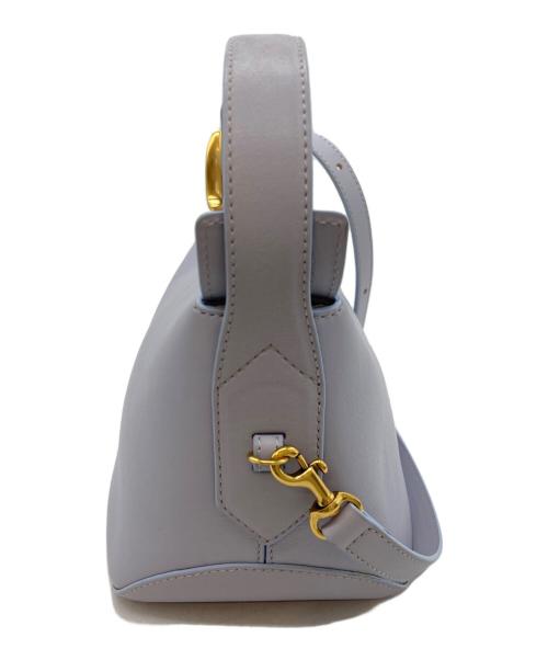 J&M DAVIDSON（ジェイ＆エム デヴィッドソン）J&M DAVIDSON (ジェイ＆エム デヴィッドソン) ショルダーハンドバッグ ブルーの古着・服飾アイテム