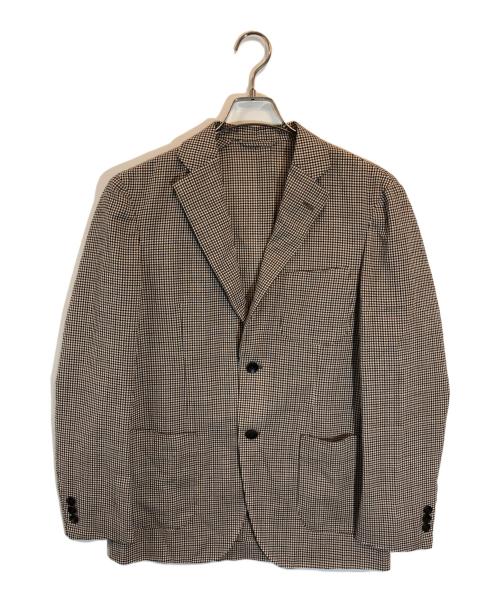 TOMORROW LAND PILGRIM（トゥモローランド ピルグリム）TOMORROW LAND PILGRIM (トゥモローランド ピルグリム) ウールポリウレタン シングル2Bジャケット ブラウン サイズ:SIZE Mの古着・服飾アイテム