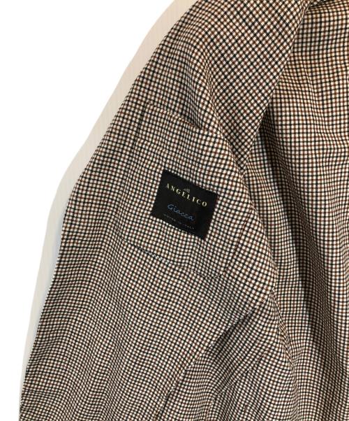 TOMORROW LAND PILGRIM（トゥモローランド ピルグリム）TOMORROW LAND PILGRIM (トゥモローランド ピルグリム) ウールポリウレタン シングル2Bジャケット ブラウン サイズ:SIZE Mの古着・服飾アイテム