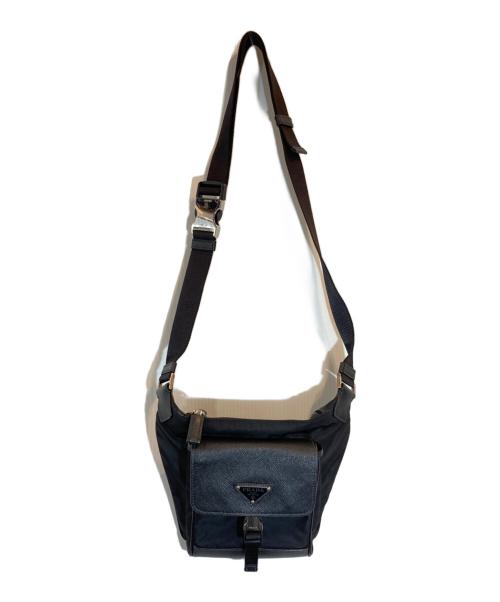 PRADA（プラダ）PRADA (プラダ) Re-Nylon Shoulder Bag ブラックの古着・服飾アイテム
