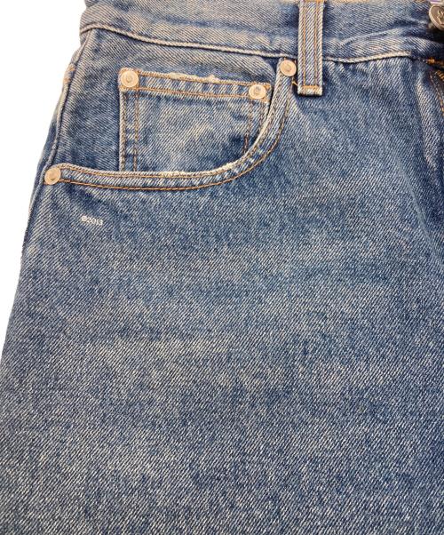 OFFWHITE（オフホワイト）OFFWHITE (オフホワイト) CUTOUT JEANS インディゴ サイズ:25の古着・服飾アイテム
