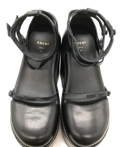 sacai（サカイ）sacai (サカイ) サンダル ブラック サイズ:SIZE 37の古着・服飾アイテム