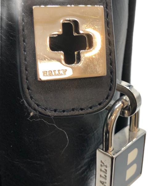 BALLY（バリー）BALLY (バリー) レザーストライプビジネスバッグ ブラック サイズ:下記参照の古着・服飾アイテム