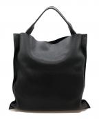 JIL SANDERジルサンダー）の古着「Xiao レザーハンドバッグ」｜ブラック