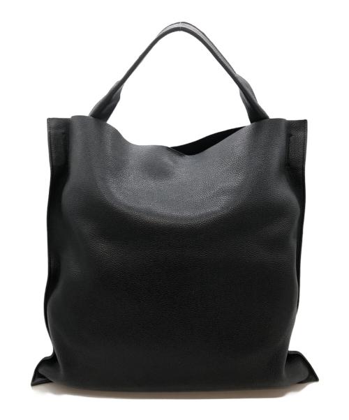 JIL SANDER（ジルサンダー）JIL SANDER (ジルサンダー) Xiao レザーハンドバッグ ブラックの古着・服飾アイテム