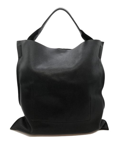 JIL SANDER（ジルサンダー）JIL SANDER (ジルサンダー) Xiao レザーハンドバッグ ブラックの古着・服飾アイテム