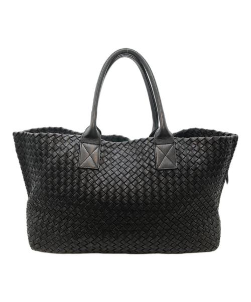 BOTTEGA VENETA（ボッテガベネタ）BOTTEGA VENETA (ボッテガベネタ) イントレチャート カバMM ブラックの古着・服飾アイテム