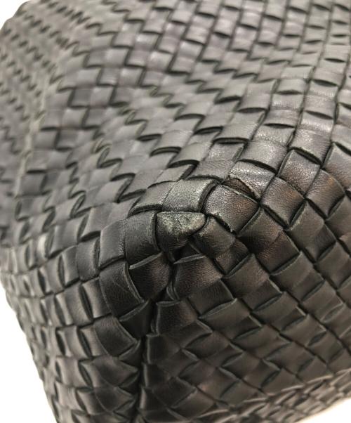 BOTTEGA VENETA（ボッテガベネタ）BOTTEGA VENETA (ボッテガベネタ) イントレチャート カバMM ブラックの古着・服飾アイテム