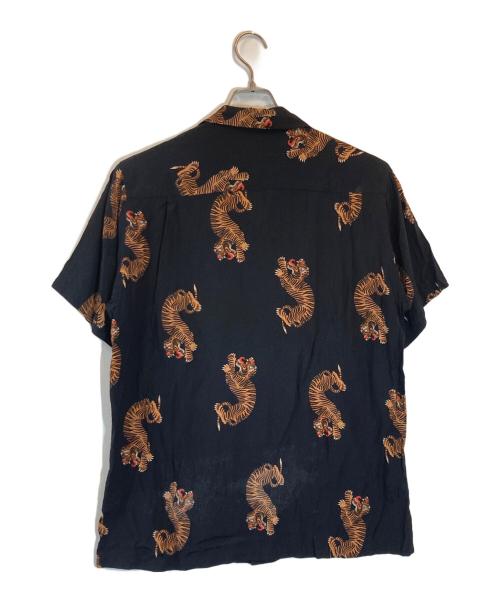 WACKO MARIA（ワコマリア）WACKO MARIA (ワコマリア) 虎柄レーヨンアロハシャツ ブラック サイズ:SIZE Lの古着・服飾アイテム