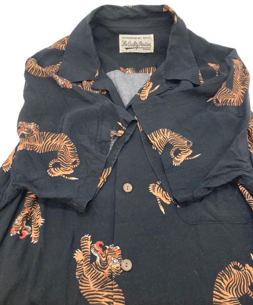 WACKO MARIA（ワコマリア）WACKO MARIA (ワコマリア) 虎柄レーヨンアロハシャツ ブラック サイズ:SIZE Lの古着・服飾アイテム
