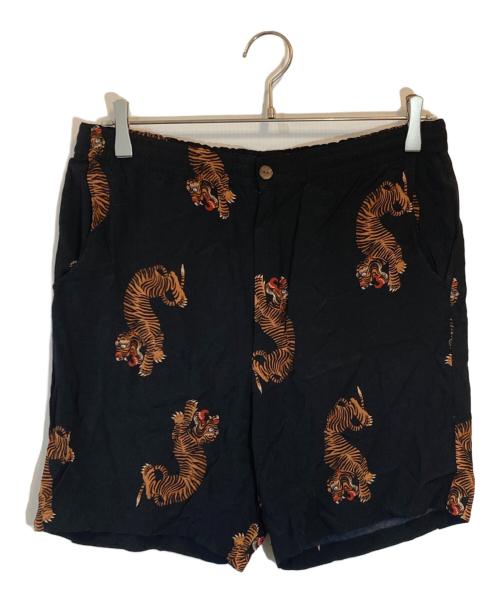WACKO MARIA（ワコマリア）WACKO MARIA (ワコマリア) タイガー 総柄 ハーフパンツ ブラック サイズ:SIZE Mの古着・服飾アイテム