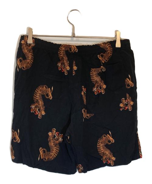 WACKO MARIA（ワコマリア）WACKO MARIA (ワコマリア) タイガー 総柄 ハーフパンツ ブラック サイズ:SIZE Mの古着・服飾アイテム