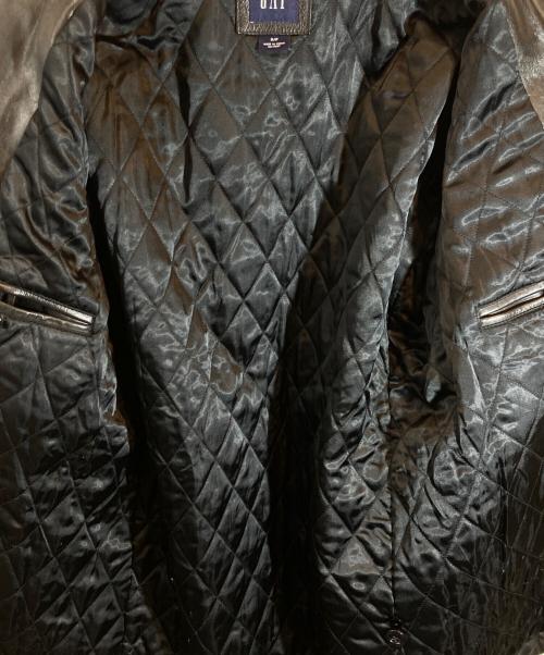 GAP（ギャップ）GAP (ギャップ) レザーカーコート ブラック サイズ:SIZE Sの古着・服飾アイテム