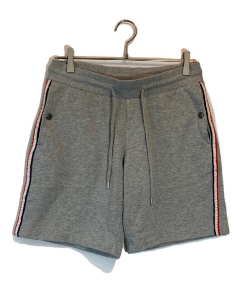 MONCLER（モンクレール）MONCLER (モンクレール) スウェットハーフパンツ グレー サイズ:SIZE Mの古着・服飾アイテム