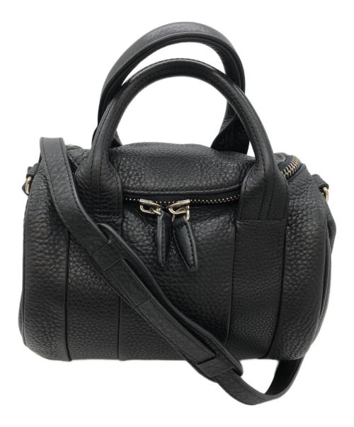 ALEXANDER WANG（アレキサンダー・ワン）ALEXANDER WANG (アレキサンダーワン) 底スタッズ2WAYショルダーバッグ ブラックの古着・服飾アイテム