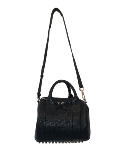 ALEXANDER WANG（アレキサンダー・ワン）ALEXANDER WANG (アレキサンダーワン) 底スタッズ2WAYショルダーバッグ ブラックの古着・服飾アイテム