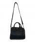 ALEXANDER WANG (アレキサンダーワン) 底スタッズ2WAYショルダーバッグ ブラック：15000円