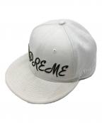 SUPREME×New Eraシュプリーム×ニューエラ）の古着「Script New Era Cap」｜ホワイト