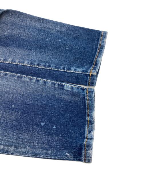 DSQUARED2（ディースクエアード）DSQUARED2 (ディースクエアード) LIGHT CLOUDY WASH SUPER TWINKY JEANS インディゴ サイズ:48の古着・服飾アイテム