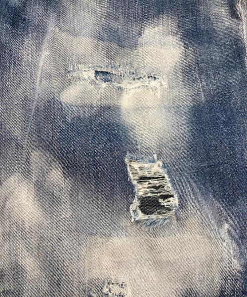 DSQUARED2（ディースクエアード）DSQUARED2 (ディースクエアード) LIGHT CLOUDY WASH SUPER TWINKY JEANS インディゴ サイズ:48の古着・服飾アイテム