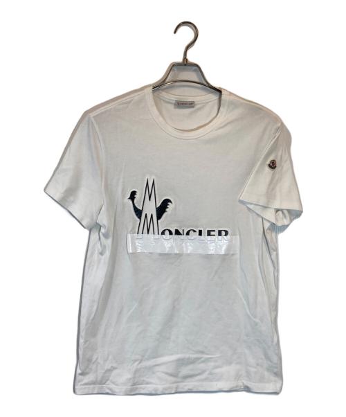 MONCLER（モンクレール）MONCLER (モンクレール) MAGLIA T-SHIRT ホワイト サイズ:SIZE Mの古着・服飾アイテム