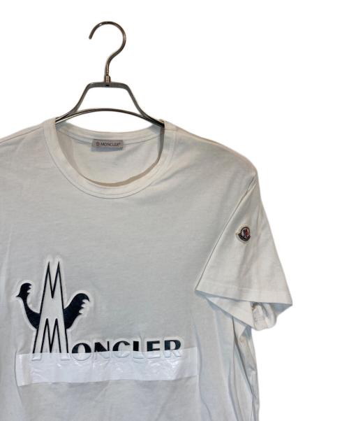 MONCLER（モンクレール）MONCLER (モンクレール) MAGLIA T-SHIRT ホワイト サイズ:SIZE Mの古着・服飾アイテム