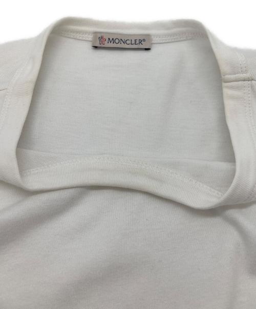 MONCLER（モンクレール）MONCLER (モンクレール) MAGLIA T-SHIRT ホワイト サイズ:SIZE Mの古着・服飾アイテム