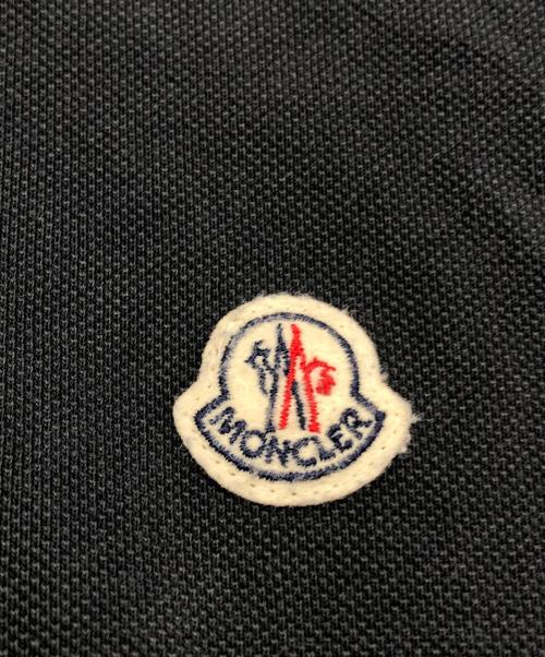 MONCLER（モンクレール）MONCLER (モンクレール) ポロシャツ ブラック サイズ:Mの古着・服飾アイテム