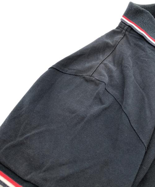 MONCLER（モンクレール）MONCLER (モンクレール) ポロシャツ ブラック サイズ:Mの古着・服飾アイテム