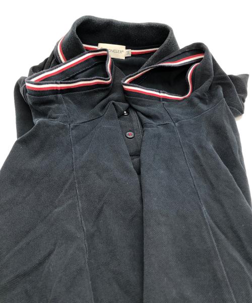 MONCLER（モンクレール）MONCLER (モンクレール) ポロシャツ ブラック サイズ:Mの古着・服飾アイテム