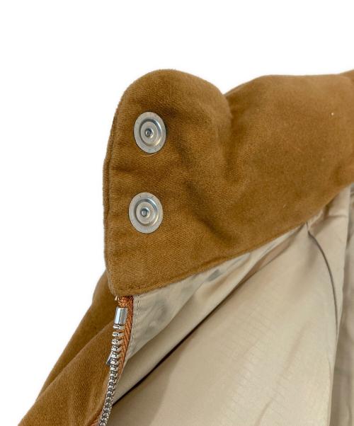 A BATHING APE（ア ベイシング エイプ）A BATHING APE (ア ベイシング エイプ) モールスキンクラシックダウンジャケット ブラウン サイズ:Lの古着・服飾アイテム