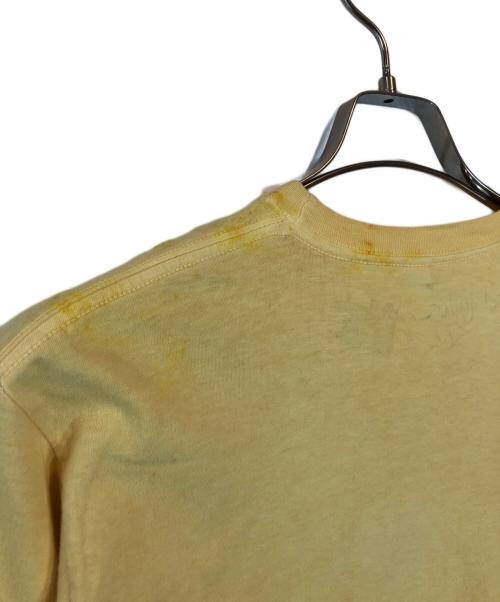 USED（ユーズド）USED (ユーズド) レコードTシャツ イエロー サイズ:Mの古着・服飾アイテム