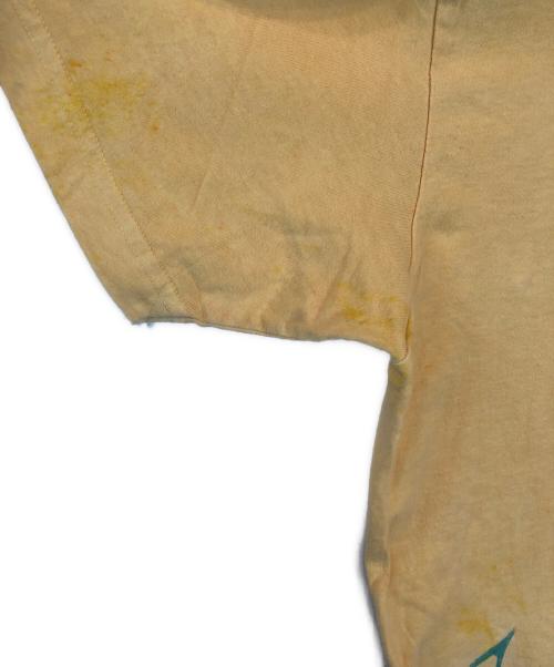 USED（ユーズド）USED (ユーズド) レコードTシャツ イエロー サイズ:Mの古着・服飾アイテム
