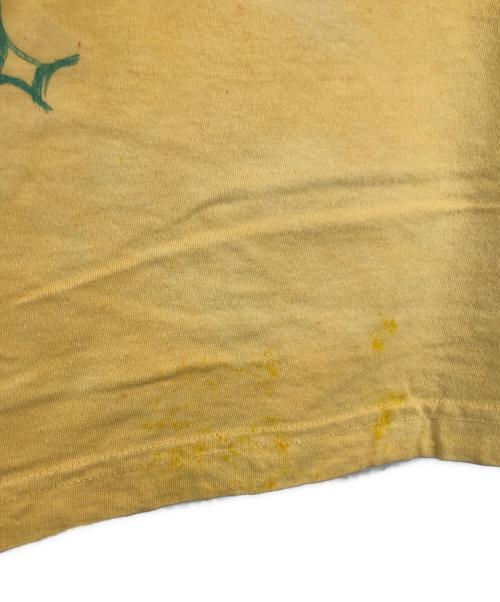 USED（ユーズド）USED (ユーズド) レコードTシャツ イエロー サイズ:Mの古着・服飾アイテム