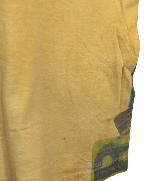 USED（ユーズド）USED (ユーズド) レコードTシャツ イエロー サイズ:Mの古着・服飾アイテム