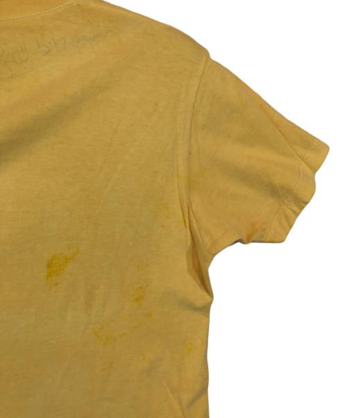 USED（ユーズド）USED (ユーズド) レコードTシャツ イエロー サイズ:Mの古着・服飾アイテム