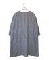 ARMEN (アーメン) COTTON/LINEN STRIPE OVERDYE BOAT NECK LONG PULLOVER ブルー サイズ:2 未使用品：18000円