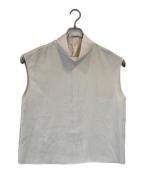 Plageプラージュ）の古着「High Neck ブラウス」｜アイボリー