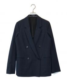 BACCA（バッカ）の古着「シアサッカー ダブルジャケット」｜ネイビー