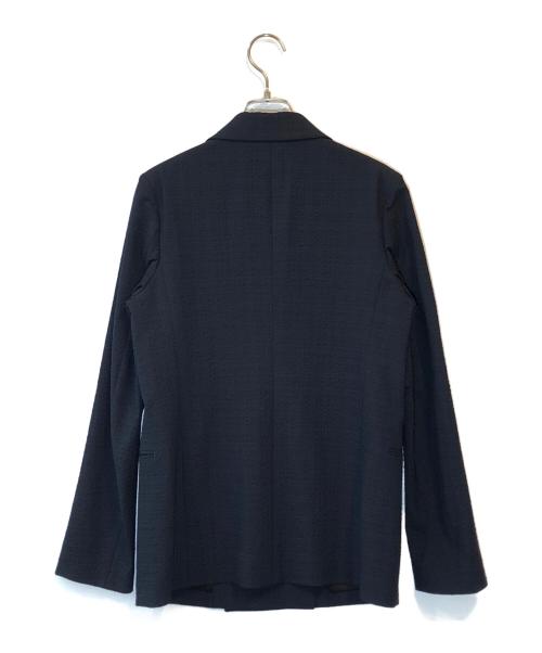 BACCA（バッカ）BACCA (バッカ) シアサッカー ダブルジャケット ネイビー サイズ:36の古着・服飾アイテム