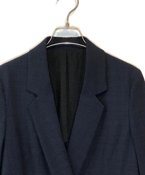 BACCA（バッカ）BACCA (バッカ) シアサッカー ダブルジャケット ネイビー サイズ:36の古着・服飾アイテム