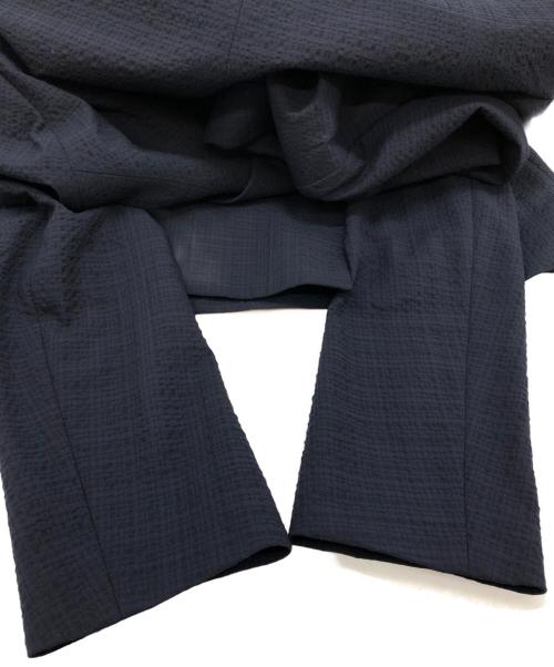 BACCA（バッカ）BACCA (バッカ) シアサッカー ダブルジャケット ネイビー サイズ:36の古着・服飾アイテム