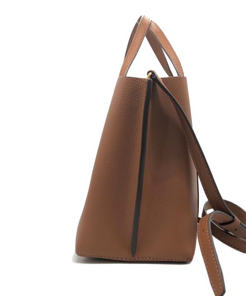 TORY BURCH（トリーバーチ）TORY BURCH (トリーバーチ) 2WAYハンドバッグ ブラウンの古着・服飾アイテム