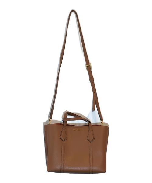 TORY BURCH（トリーバーチ）TORY BURCH (トリーバーチ) 2WAYハンドバッグ ブラウンの古着・服飾アイテム
