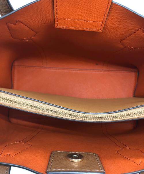 TORY BURCH（トリーバーチ）TORY BURCH (トリーバーチ) 2WAYハンドバッグ ブラウンの古着・服飾アイテム