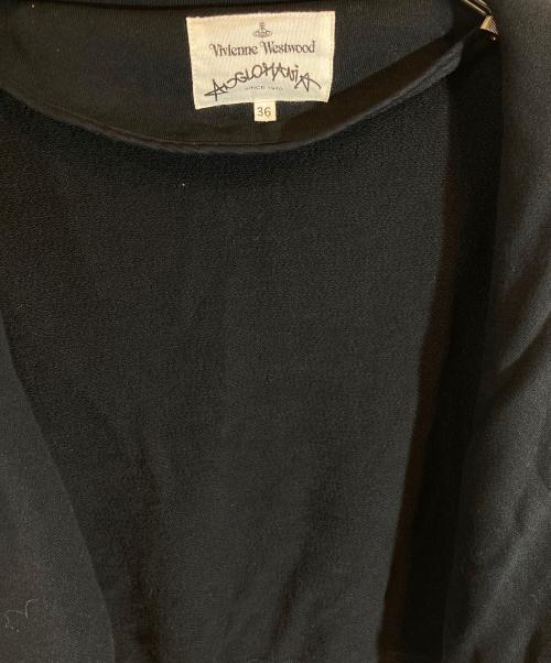 Vivienne Westwood ANGLOMANIA（ヴィヴィアンウエストウッドアングロマニア）VIVIENNE WESTWOOD ANGLOMANIA (ヴィヴィアンウエストウッドアングロマニア) ジップアップスウェットジャケット ブラック サイズ:SIZE 36の古着・服飾アイテム