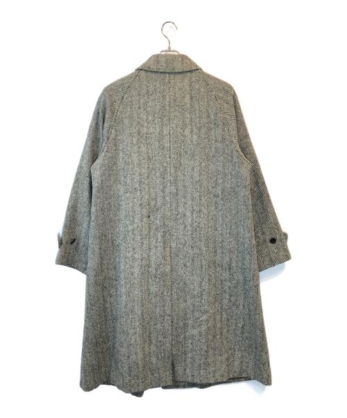 POLO RALPH LAUREN（ポロ・ラルフローレン）POLO RALPH LAUREN (ポロ・ラルフローレン) ヘリンボーンバルマカーンコート ブラック×ホワイト サイズ:下記参照の古着・服飾アイテム